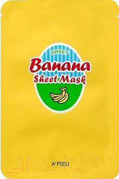 Маска для лица тканевая A'Pieu Sweet Banana Sheet Mask (23г)