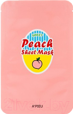 Маска для лица тканевая A'Pieu Sweet Peach Sheet Mask (23г)