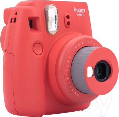 Фотоаппарат с мгновенной печатью Fujifilm Instax Mini 9 (Poppy Red)