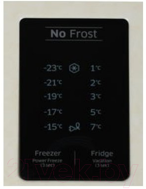 Холодильник с морозильником Samsung RB37J5200EF/WT