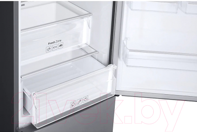 Холодильник с морозильником Samsung RB34N5061SA/WT