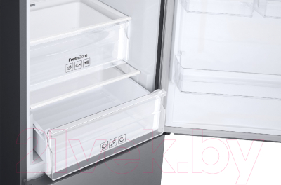 Холодильник с морозильником Samsung RB34N5000SA/WT