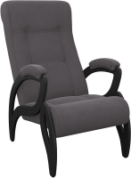 Кресло мягкое Импэкс 51 (венге/Verona Antrazite Grey) - 