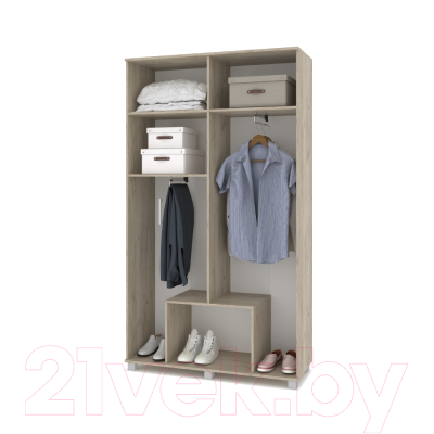 Шкаф Modern Карина К42 (серый дуб/белый)