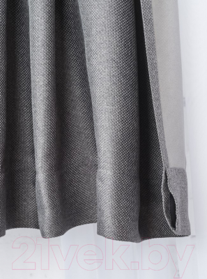 Шторы Модный текстиль 06L / 112MT391019 (260x150, 2шт, темно-серый)