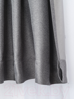 Штора Модный текстиль 06L1 / 112MT391019 (260x150, темно-серый)