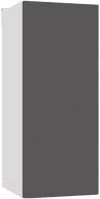 Шкаф навесной для кухни Интермебель Микс Топ ШН 720-4-400 40см (графит серый)