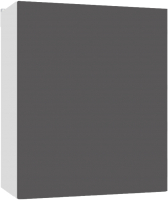 Шкаф навесной для кухни Интермебель Микс Топ ШН 720-4-600 60см (графит серый) - 
