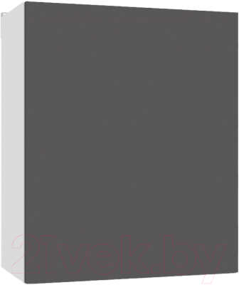 Шкаф навесной для кухни Интермебель Микс Топ ШНС 720-5-600 60см (графит серый)
