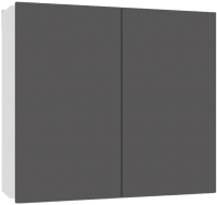 Шкаф навесной для кухни Интермебель Микс Топ ШНС 720-8-800 80см (графит серый) - 
