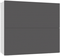 Шкаф навесной для кухни Интермебель Микс Топ ШН 720-10-800 80см (графит серый) - 