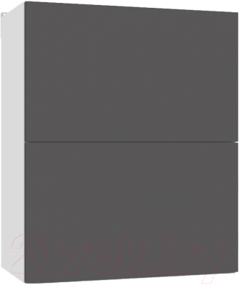 Шкаф навесной для кухни Интермебель Микс Топ ШНС 720-11-600 60см (графит серый)