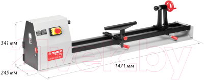 Токарный станок деревообрабатывающий Зубр ЗСТД-350-1000