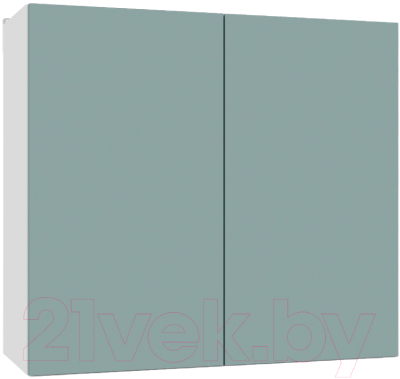 Шкаф навесной для кухни Интермебель Микс Топ ШН 720-7-800 80см (сумеречный голубой)