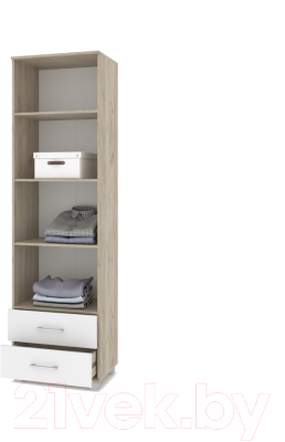 Шкаф Modern Карина К23 (серый дуб/белый)