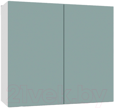 Шкаф навесной для кухни Интермебель Микс Топ ШНС 720-8-800 80см (сумеречный голубой)