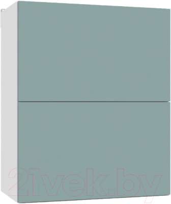 Шкаф навесной для кухни Интермебель Микс Топ ШН 720-10-600 60см (сумеречный голубой)