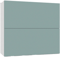 Шкаф навесной для кухни Интермебель Микс Топ ШН 720-10-800 80см (сумеречный голубой) - 