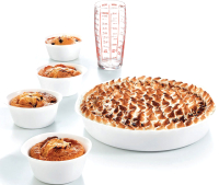 Набор форм для запекания Luminarc Smart Cuisine Carine 5 форм + мерный стакан Q2723 - 