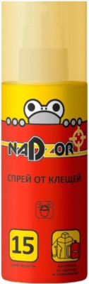 Спрей от насекомых Nadzor ISU001N от клещей (100мл)