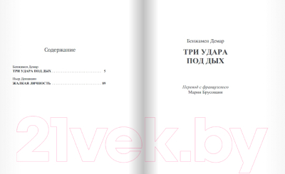 Книга Издательство Самокат Удар под дых: 2 повести (Демар Б., Дешаванн П.)