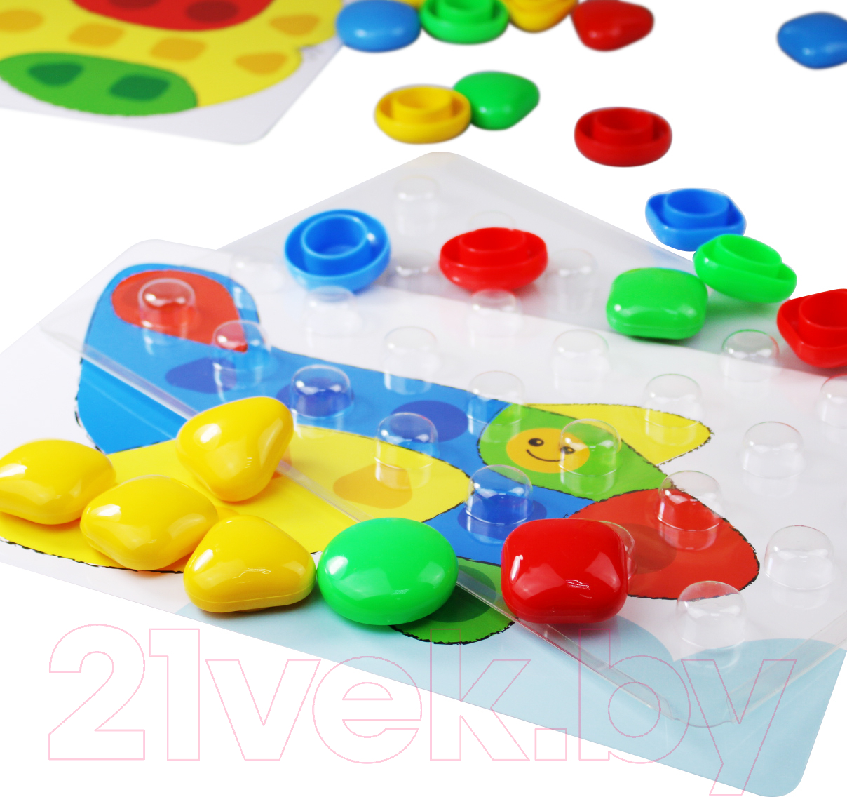 Развивающая игра Baby Toys Мозаика для самых маленьких. Бабочка / 03580 — фото 6