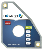 Магнитный фиксатор Hoegert Для сварочных работ HT3B660 (36.2кг) - 