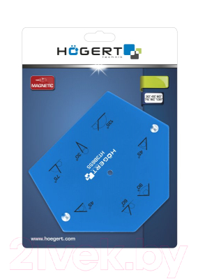Магнитный фиксатор Hoegert Для сварочных работ Шестигранный HT3B657 (11.5кг)