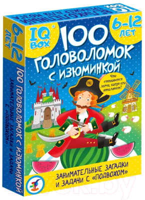 Развивающие карточки Дрофа-Медиа IQ Box. 100 Головоломок с изюминкой / 4296