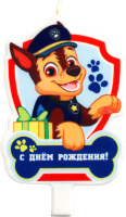 

Свеча для торта PAW Patrol, С Днем Рождения. Гончик. Щенячий патруль / 4265691