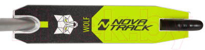 Самокат трюковый Novatrack Wolf 100A.WOLF.BGR22
