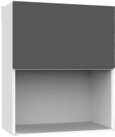 Шкаф навесной для кухни Интермебель Микс Топ ШН 720-17-600 60см (графит серый) - 