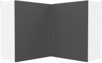 Шкаф навесной для кухни Интермебель Микс Топ ШНУ 720-53-900 90x90см (графит серый) - 