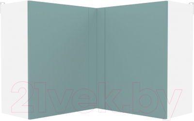 Шкаф навесной для кухни Интермебель Микс Топ ШНУ 720-53-900 90x90см (сумеречный голубой)