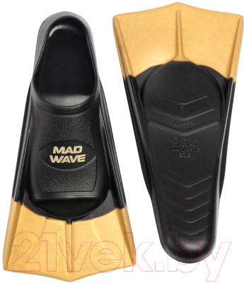 Ласты Mad Wave Fins Training (р-р 43-44, золото)