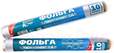 Фольга алюминиевая Домашний Сундук Особо прочная 0.29x10м / DC-200