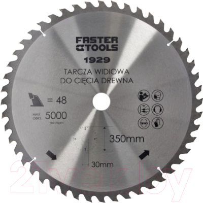 Пильный диск Faster Tools 350x30 / 1930