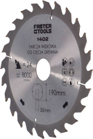 Пильный диск Faster Tools 190x30мм / 1402 - 