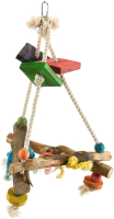 Игрушка для птиц Happy Bird Веревочная пирамида / H75024 - 