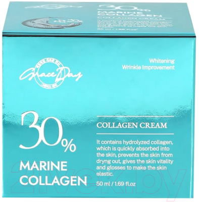 Крем для лица Grace Day 30% Marine Collagen Укрепляющий с морским коллагеном (50мл)