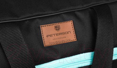 Сумка дорожная Peterson PTN TP-Black-Blue (черный/синий)