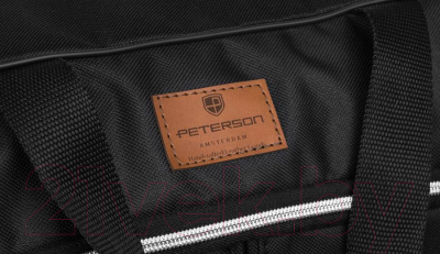 Сумка дорожная Peterson PTN TP-Black-Silver (черный/серебристый)