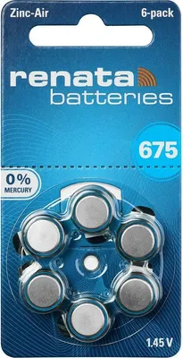 

Комплект батареек, 675 PR44