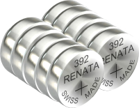 Комплект батареек Renata Watch 392 SR41W (10шт) - 
