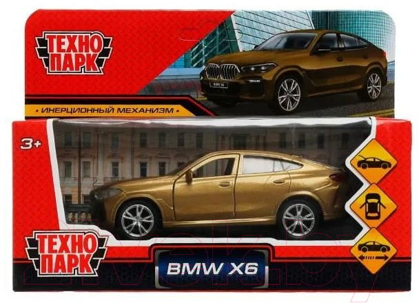 Автомобиль игрушечный Технопарк BMW X6 / X6-12MAT-BG — фото 5