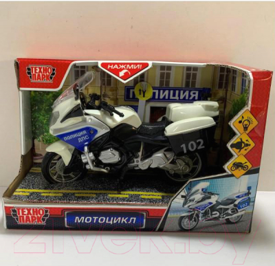 Мотоцикл игрушечный Технопарк Полиция / 2001I101-R