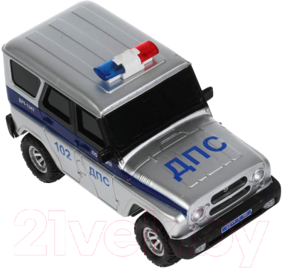 Радиоуправляемая игрушка Технопарк UAZ Hunter Полиция / HUNTER-18L-POL-GY