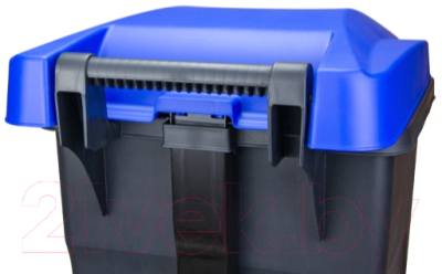 Контейнер для мусора Idea М2398 (60л, синяя крышка)