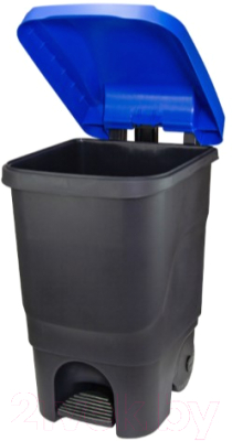Контейнер для мусора Idea М2398 (60л, синяя крышка)