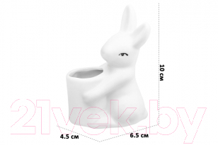 Держатель для зубочисток Elan Gallery Кролик-зайчик с зубочистками / 950205